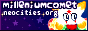button reading 'millenium comet'
